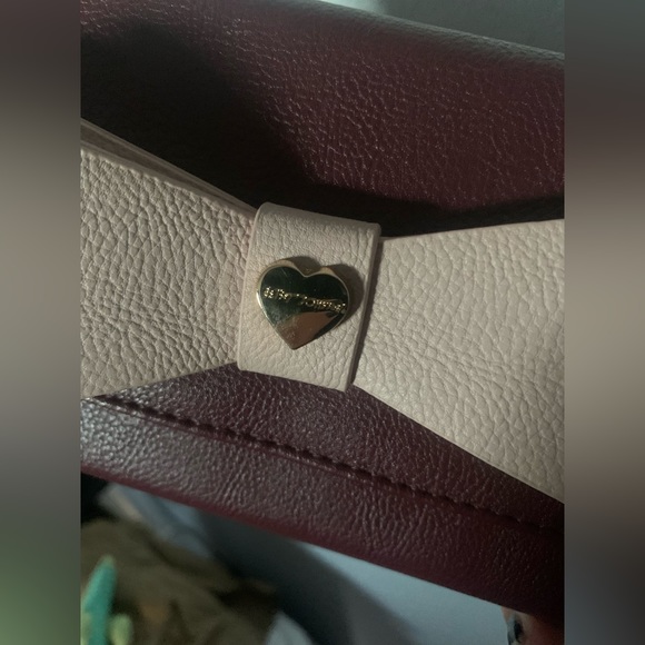 Betsey Johnson Pink and Black Crossbody Bag - Picture 3 of 7